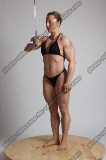 KAROLINA STANDING POSE WITH SWORD 